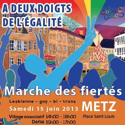Marche des fiertés LGBT de Metz 2013